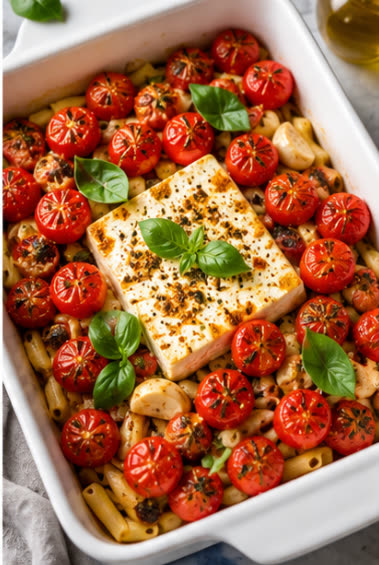 Pasta con Feta